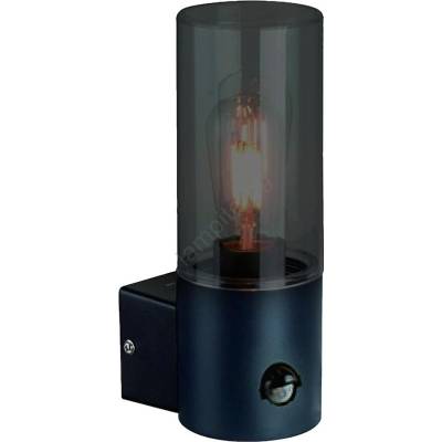 MILAGRO Външно стенна лампа HARLEM с сензор 1xE27/60W/230V IP44 черна (MI2673)