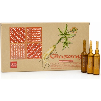 Bes Ginseng Ampule proti padání vlasů s Žen Šenem 12 x 10 ml