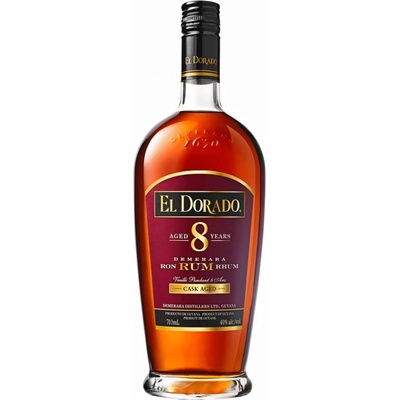 El Dorado Cask Aged 8y 40% 0,7 l (čistá fľaša)