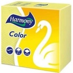 Harmony Салфетки HARMONY еднослойни жълти 7 x 50 бр