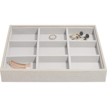 Stackers Ковчеже за бижута Stackers Croc 9 камери cлassic сивкаво (75987)