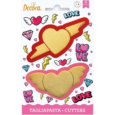 Cukrárske vykrajovače srdiečok, 2 ks - Decora - Decora