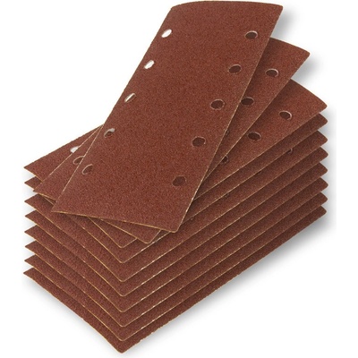 DEMA Brúsny papier pre vibračnú brúsku 115x230 mm K40, 10 ks