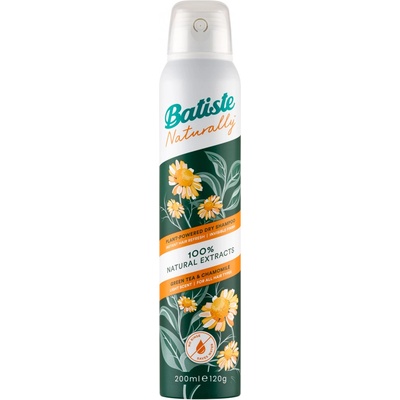 Batiste Green Tea suchý šampón na vlasy s harmančekom 200 ml