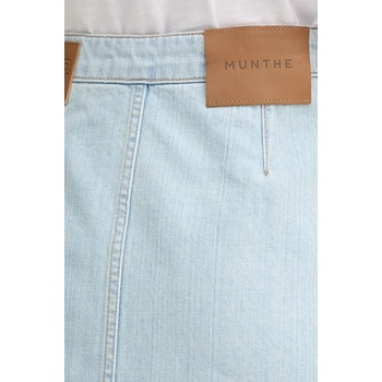 MUNTHE Дънкова пола munthe upala в синьо къса със стандартна кройка 255121525502 (255121525502)