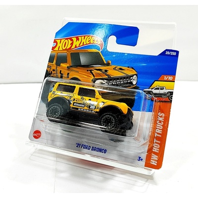 BRONCO HOT WHEELS '21 FORD 20/250 ORANŽOVÝ 1:10
