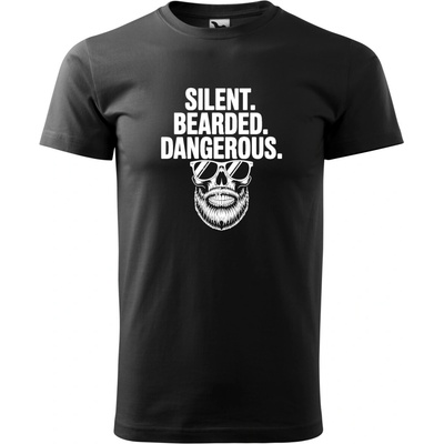 Vousaté triko Silent