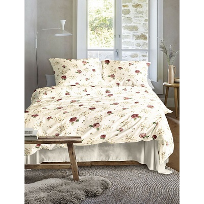 IRISETTE Luxusné flanel obliečky KOALA 8627-60 RUŽE ČERVENÁ 140x200 70x90