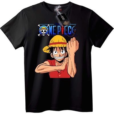NOONEBRAND One Piece Luffy Тениска - 2XL, Black