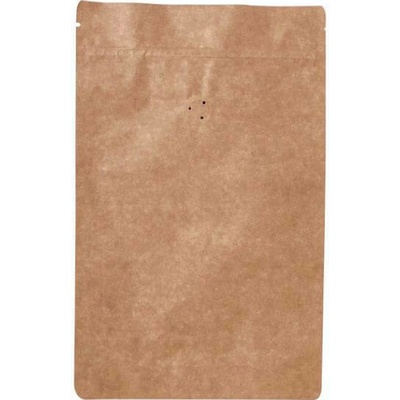 Doypack sáček s ventilem, 180*290 mm, 500 g, KRAFT/AL/PE - 10 ks
