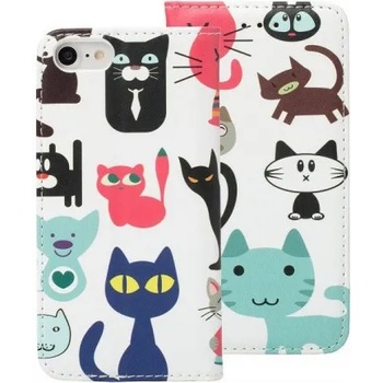 Image 1 of Huawei Страничен калъф тип тефтер за Huawei P10 Lite Decor Book котки