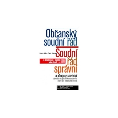 Občanský soudní řád, Soudní řád správní a předp.souvis. 3.v