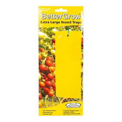 BetterGrow insect traps - лепкав капан за насекоми, правоъгълен, 10 бр (5036)
