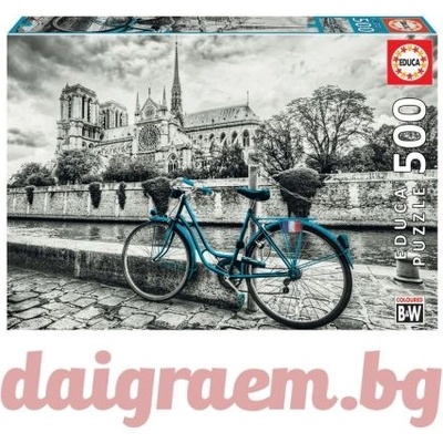 Educa Пъзел educa 18482 - 500 части - Колело до Нотр Дам (edu18482)
