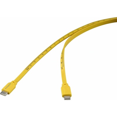 Renkforce RF-6721074 USB 2.0 USB-C ® zástrčka USB-C ® zástrčka 1m žlutý