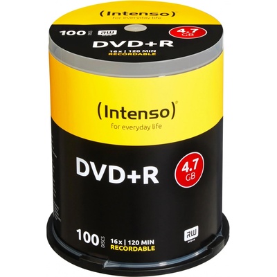 Intenso DVD+R 4,7GB 16x, 100ks