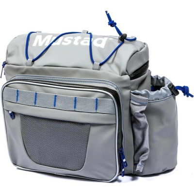 Mustad Game Time Hip Bag Tackle Multi Sivá-Modrá Vodotesná Taška