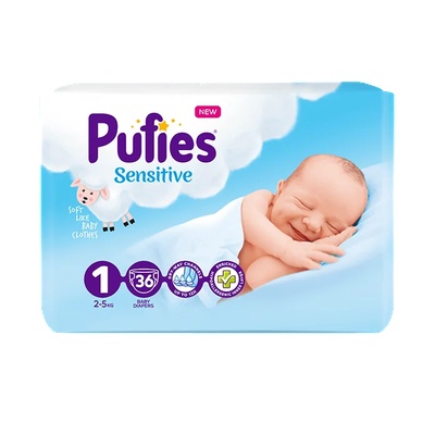 pufies Бебешки памперси Pufies №1 от 2 до 5кг -36бр (СЂ-8410-1)