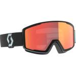 SCOTT Маска Scott Factor MTB S1 Goggles - White / Black / Glas: Orange Chrome - размер One Size (205-6795-0111)