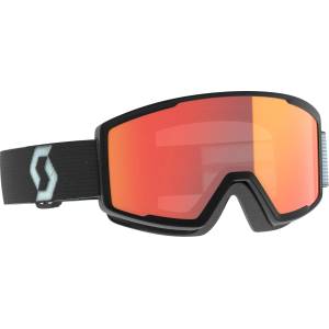SCOTT Маска Scott Factor MTB S1 Goggles - White / Black / Glas: Orange Chrome - размер One Size (205-6795-0111)