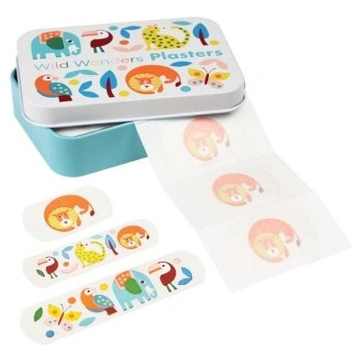 Rex London - Лепенки за рани в метална кутийка - Диви чудеса - 30 броя (28930)