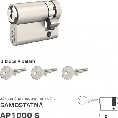 MPkovania DK - AP1000 S polvložka 30 mm