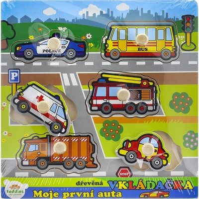 Teddies vkládačka moje první auta