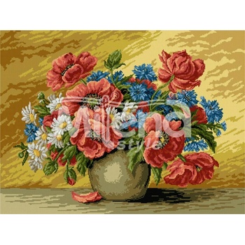 Milena Style Пролетна картина - гоблен със схема конци dmc 1: 1