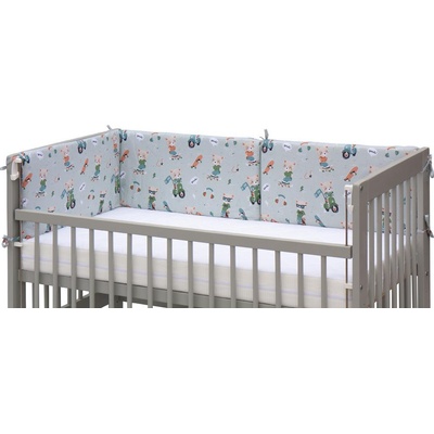 Scarlett Mantinel do postieľky Peko Tyrkysová 4-dílný