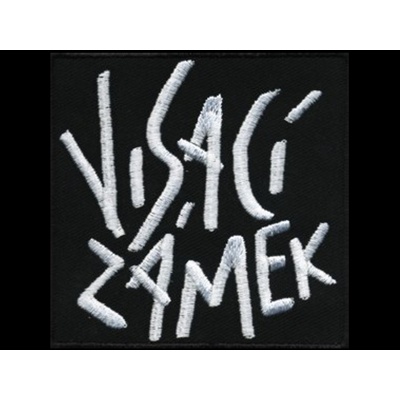 Nášivka VISACÍ ZÁMEK jednička čtverec vyšívaná