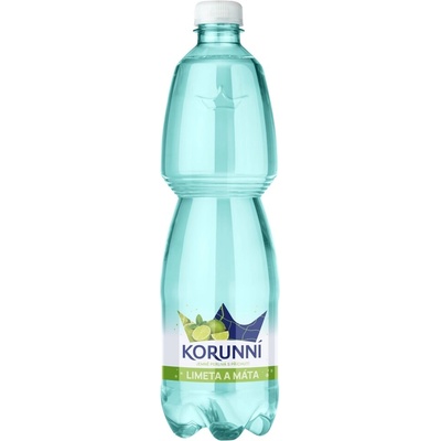 Korunní Limeta a máta jemně perlivá 0,75 l