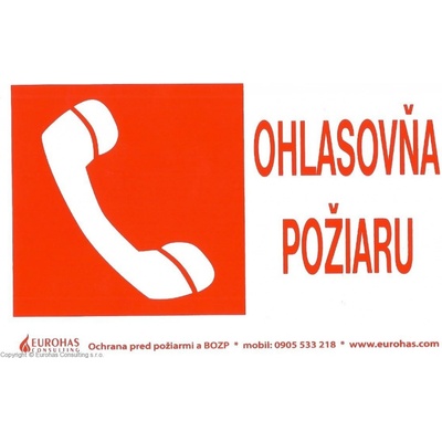 Ohlasovňa požiaru kombi - piktogram