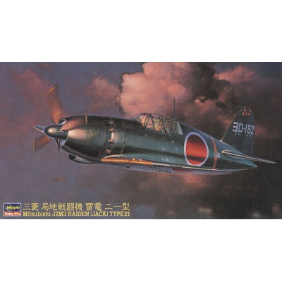 Hasegawa Mitsubishi J2M3 Raiden Jack Type 21 1:48