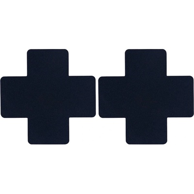 SuperLove Cross Nipple Covers Black