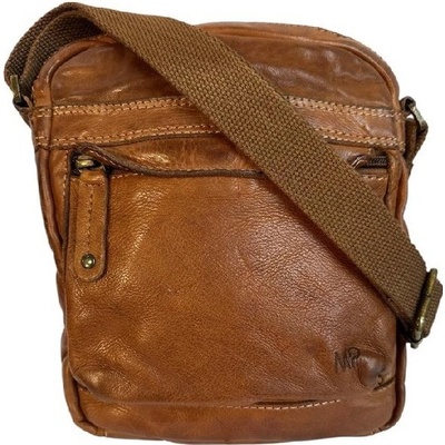 Marta Ponti pánská kožená crossbody koňaková C260005 cognac
