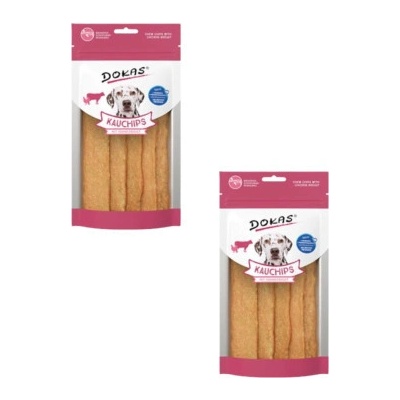 Dokas Dog Žvýkací plátky s kuřecím masem kolagenem 2 x 175 g
