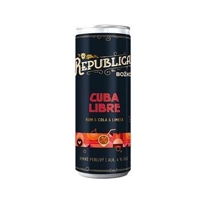 Republica Cuba Libre Rum Cola Limetka 6% 0,25 ml (plech) – Zboží Dáma