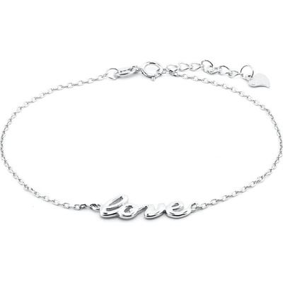 Rafity stříbrný náramek LOVE B0050-13