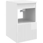 vidaXL Шкаф за баня Бял гланц 30 x 35 x 50 см Инженерна дървесина (890486)