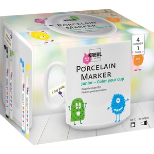 Kreul Porcelain Marker medium Junior Set Комплект маркери за керамика (16351)
