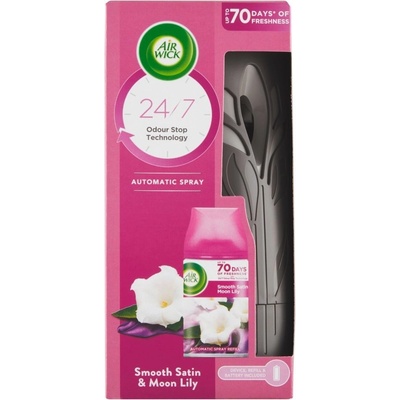 AIR WICK Freshmatic komplet Smooth Satin & Moon Lily strojek + náplň 250 ml