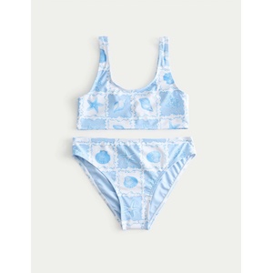 Marks & Spencer 2-делни бикини с отпечатък раковини (6-16 години) Marks & Spencer синя Marks & Spencer | Sin | Момичешки | 9-10 години
