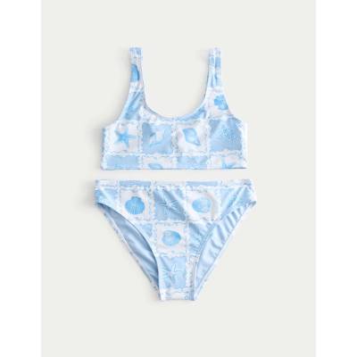 Marks & Spencer 2-делни бикини с отпечатък раковини (6-16 години) Marks & Spencer синя Marks & Spencer | Sin | Момичешки | 9-10 години