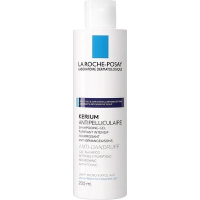La Roche Posay Kerium proti mastným lupům Anti-Dandruff Gel Shampoo 200 ml