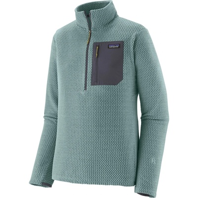 Patagonia Мъжки поларен пуловер Patagonia R1 Air Zip Neck Fleece jumper - Blue Sage (005-6419-0513)