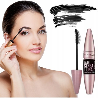 Maybelline Lash Sensational řasenka Very Black 9,5 ml – Zboží Dáma