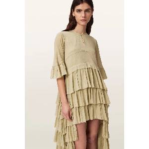 AllSaints асиметрична рокля от вискоза CAVARLY (W188DE)