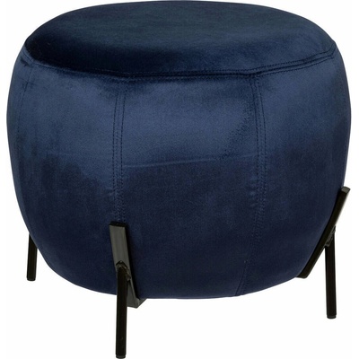 Atmosphera Velurový kulatý sedák CALABAZA, průměr 43,5 × 36 cm