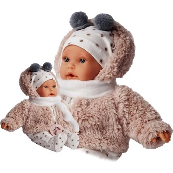 Antonio Juan 1120 KIKA - реалистична кукла със звуци и меко текстилно тяло - 27 см