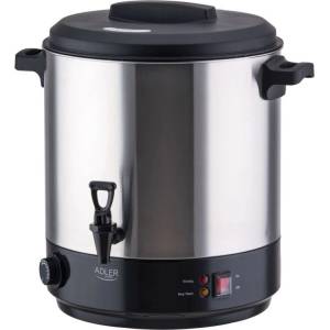 Adler Електрически съд за пастьоризация и варене Adler AD 4538, 3000W, 28 л, 30-100°C, Поддържане на топлина, Светлинен индикатор, Инокс/черен (9999AD4538) Сушилни за плодове